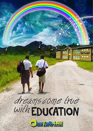 Contoh Poster Pendidikan Paling Bagus Bercerita 